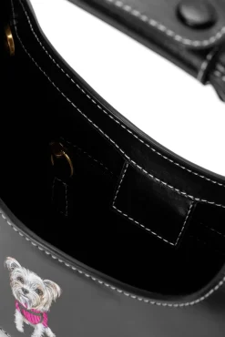 CUSTOM MINI MOON BAG BLACK