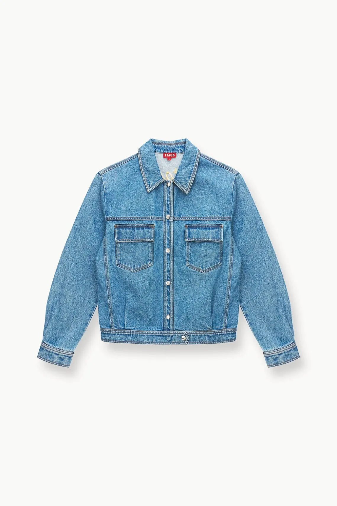CUSTOM STAUD x C.BONZ OVERSIZED RYAN DENIM JACKET MEDIUM WASH