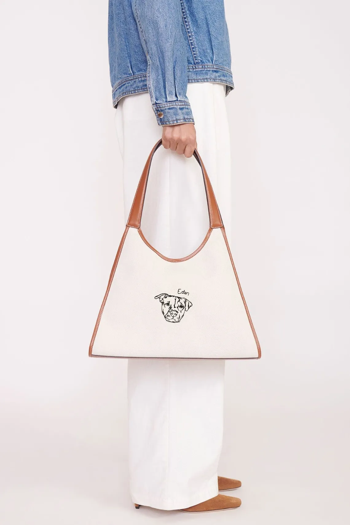 CUSTOM STAUD x C.BONZ SOFT REY BAG CREAM TAN
