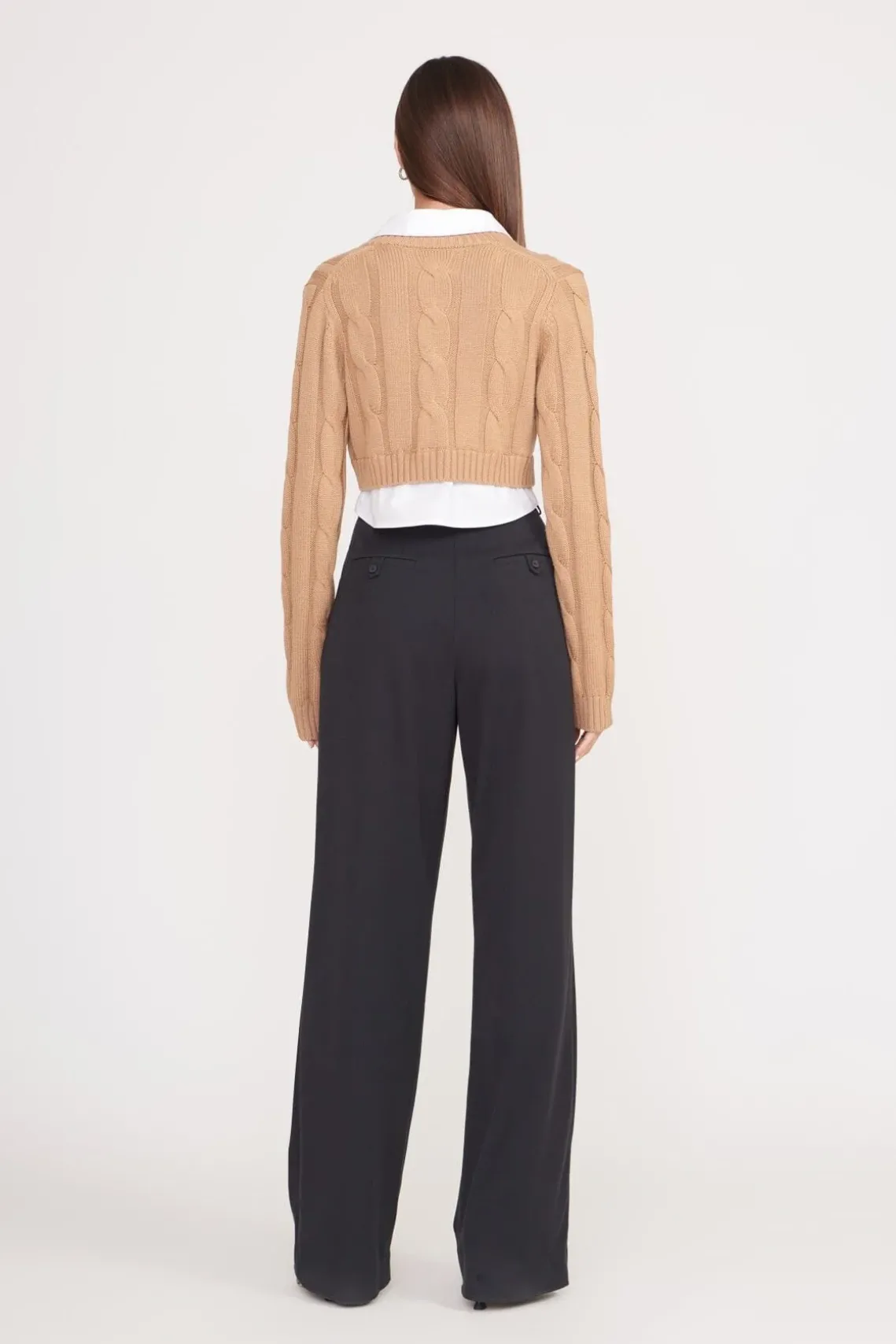 DUKE SWEATER CAMEL WHITE