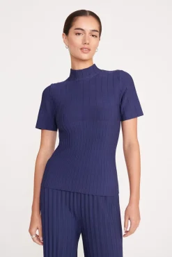 ELEANOR TOP  NAVY