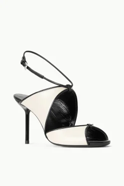 EMILIA STILETTO CREAM BLACK