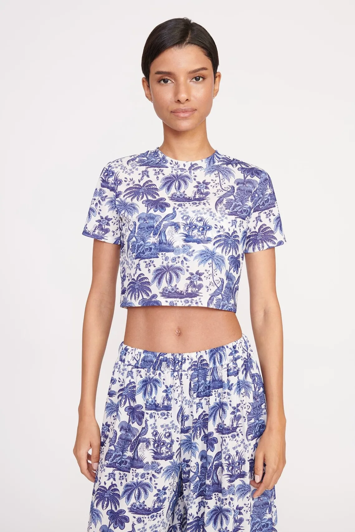 FERNANDA TOP BLUE TOILE
