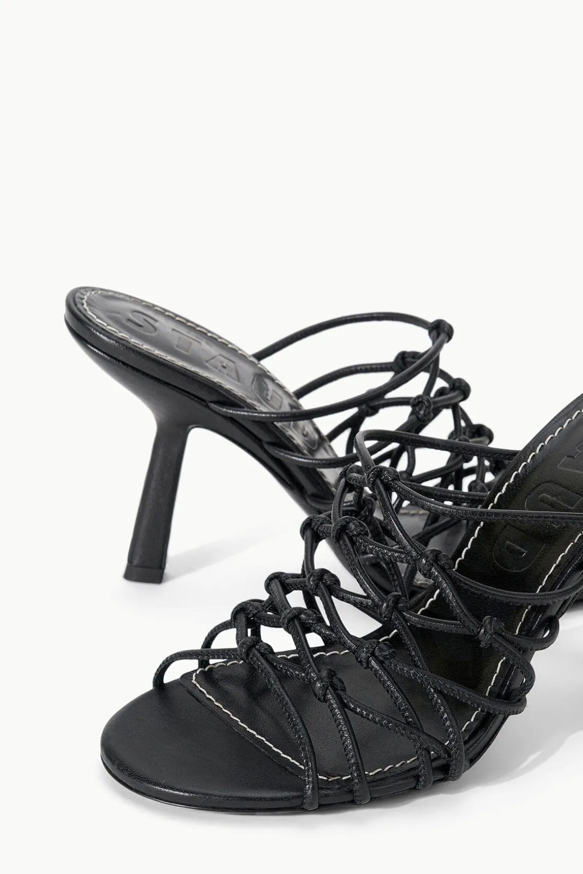 GIOTTO KNOT HEEL BLACK