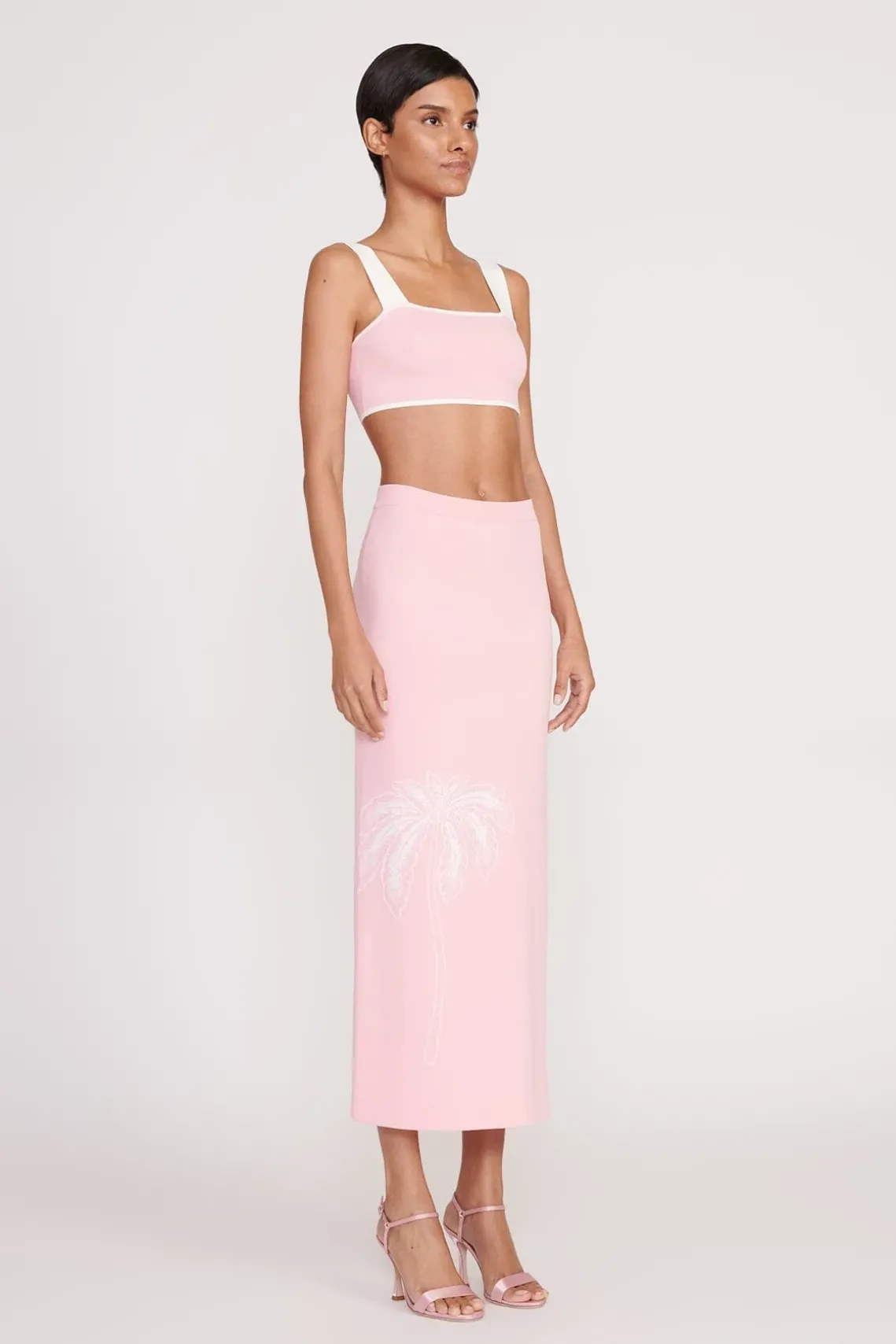 GIOVANNI SKIRT CHERRY BLOSSOM IVORY TOILE