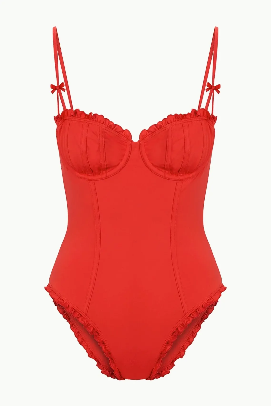 GOSSAMER ONE PIECE RED ROSE