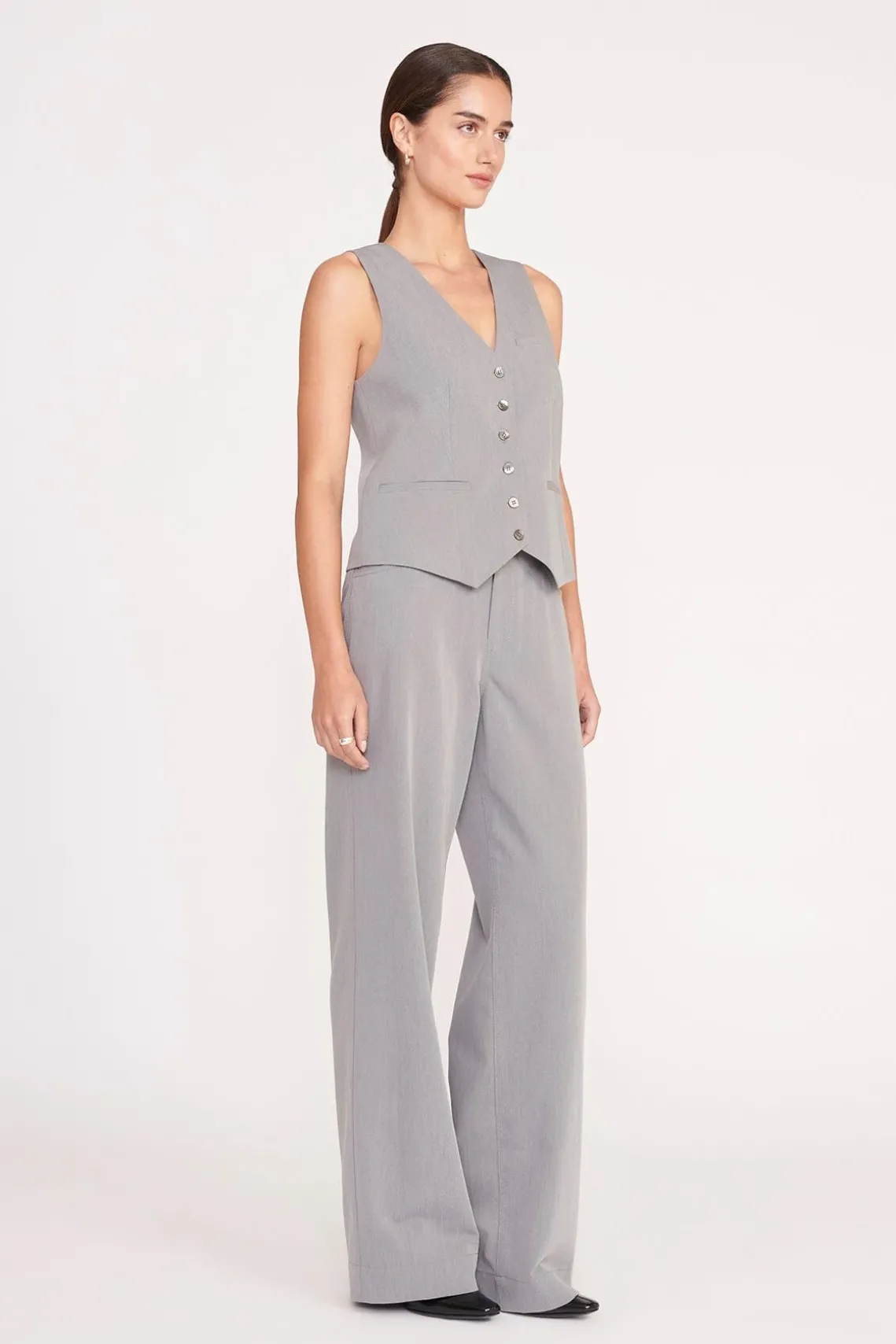 GRAYSON PANT HEATHER GREY SUITING