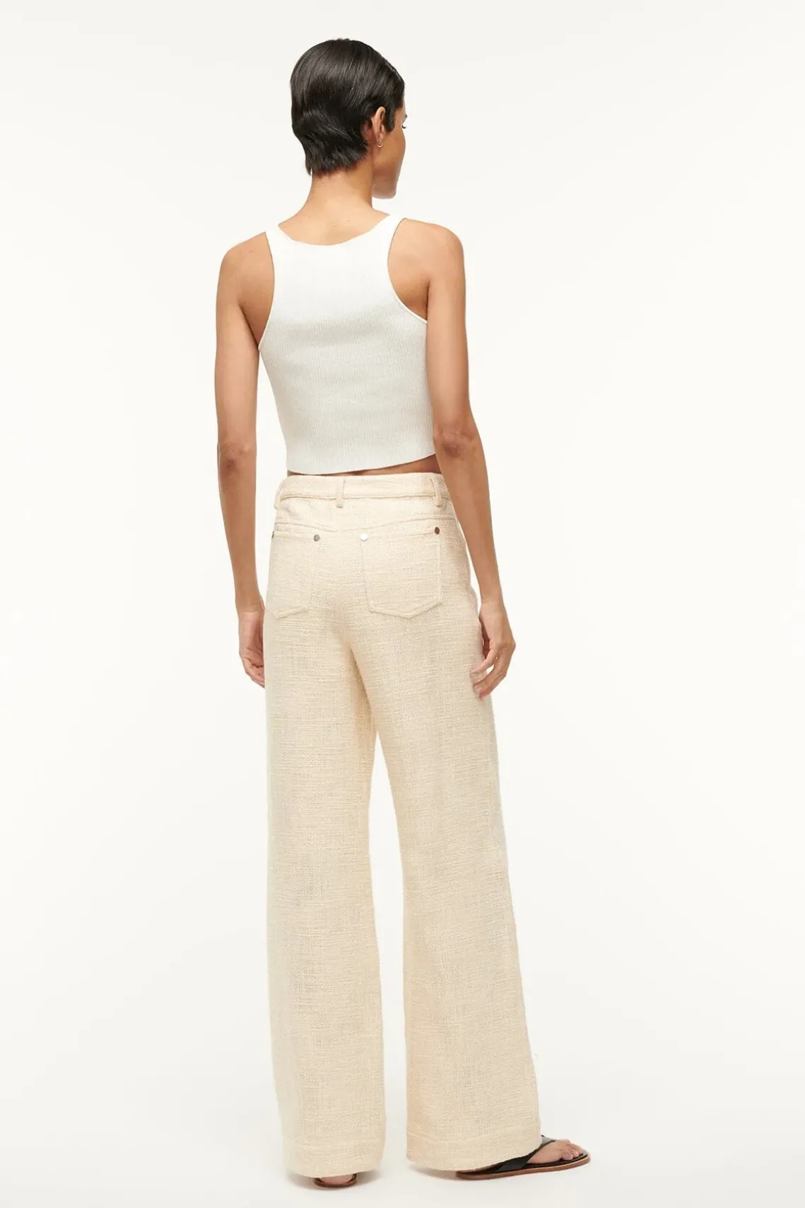GRAYSON PANT IVORY