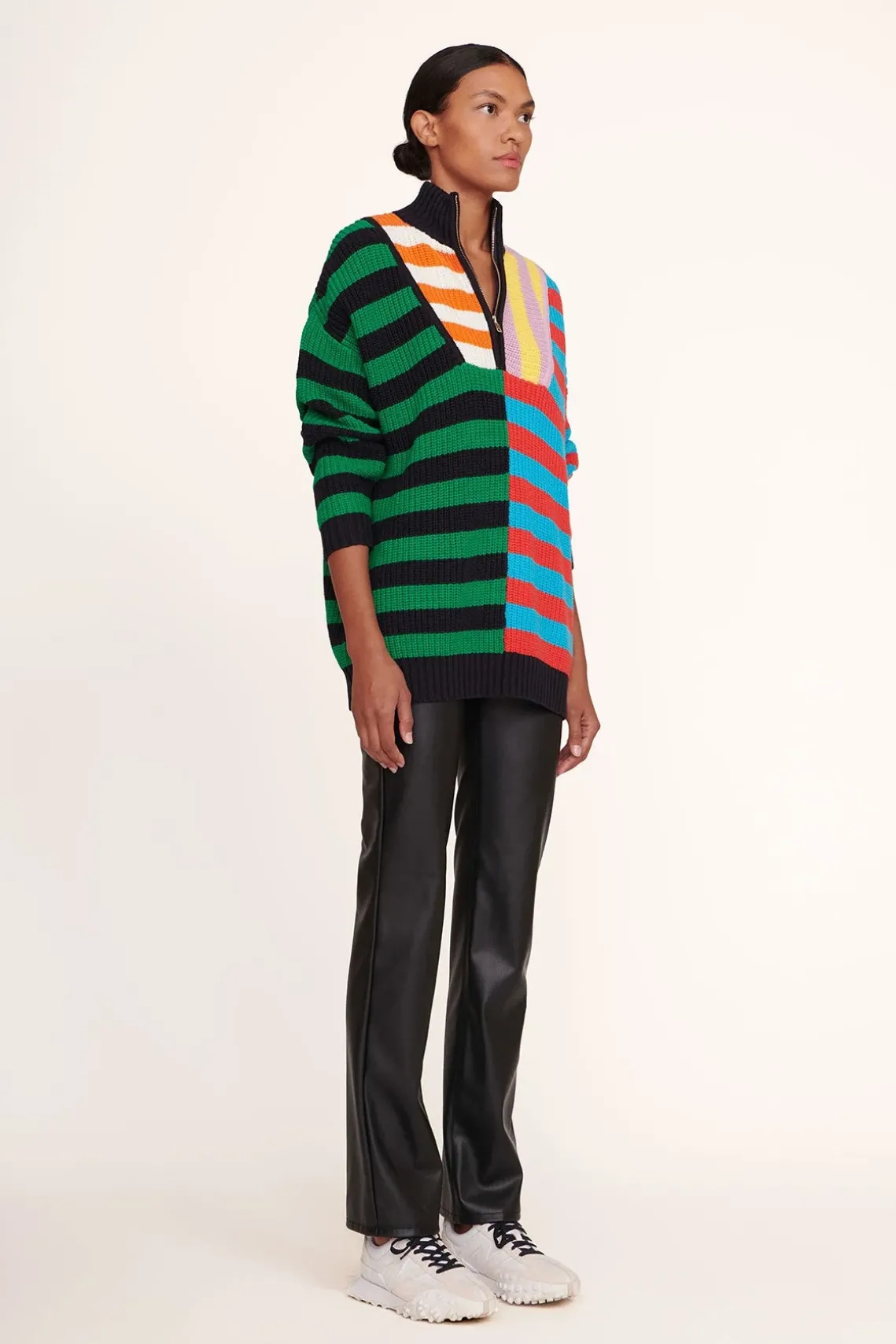 HAMPTON SWEATER CABANA STRIPE MULTI