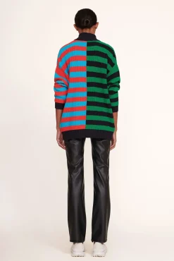 HAMPTON SWEATER CABANA STRIPE MULTI