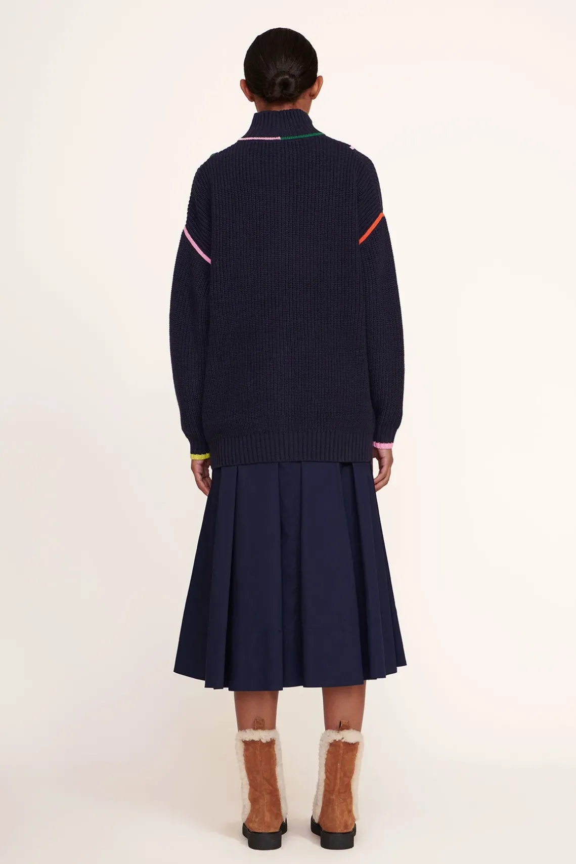 HAMPTON SWEATER NAVY MULTI