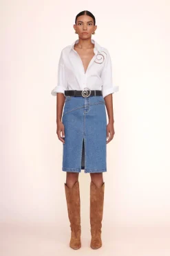 HUDSON SKIRT MEDIUM WASH