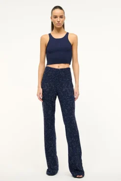 IBISCO CROPPED TANK NAVY