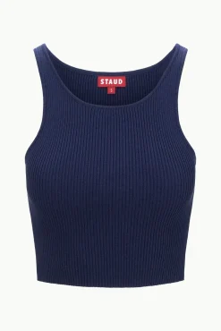 IBISCO CROPPED TANK NAVY