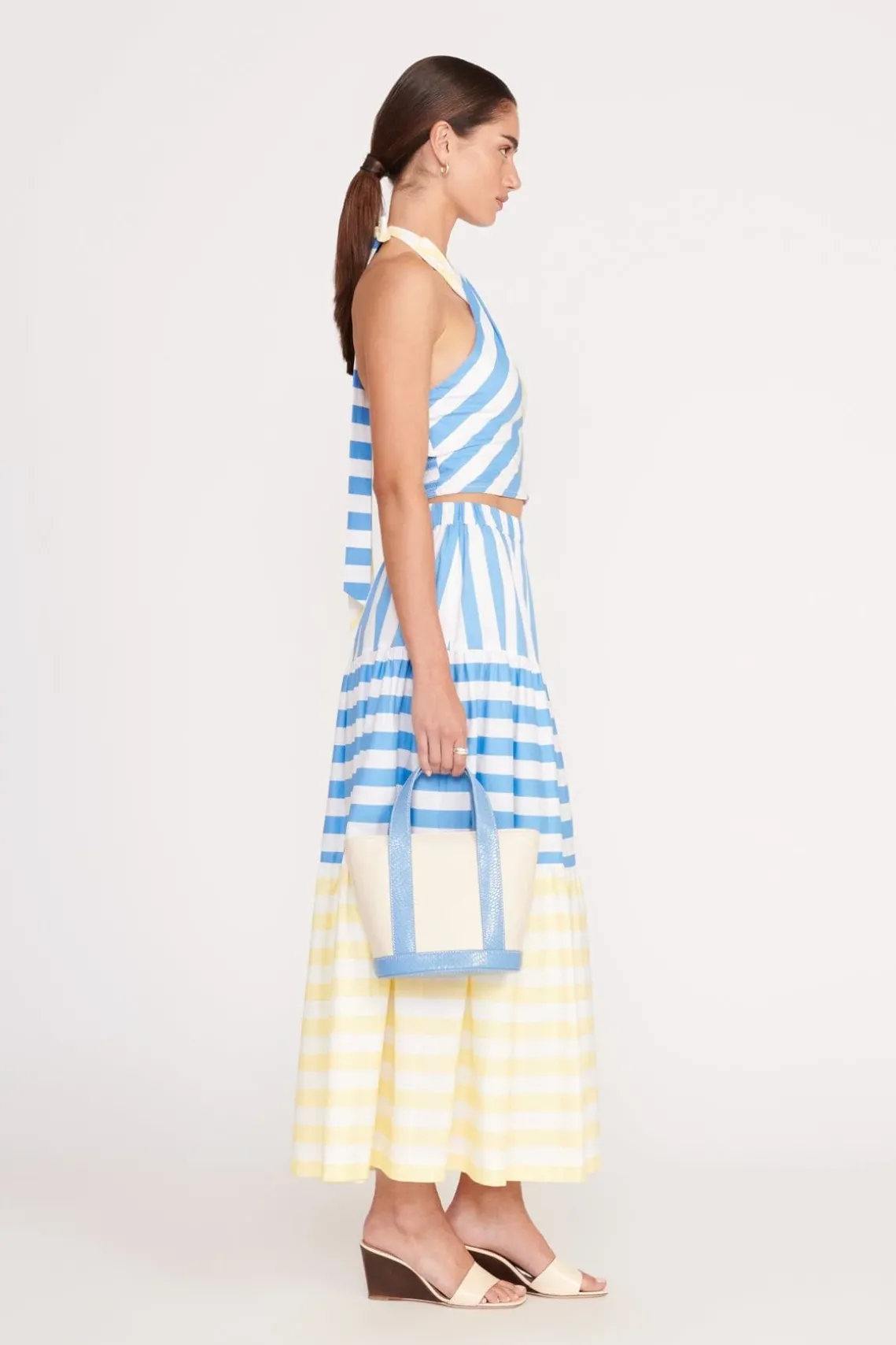 IDALINO SKIRT BUTTERCUP SEASHORE STRIPE