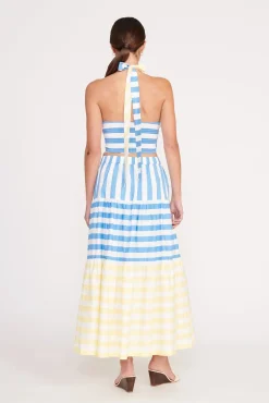 IDALINO SKIRT BUTTERCUP SEASHORE STRIPE