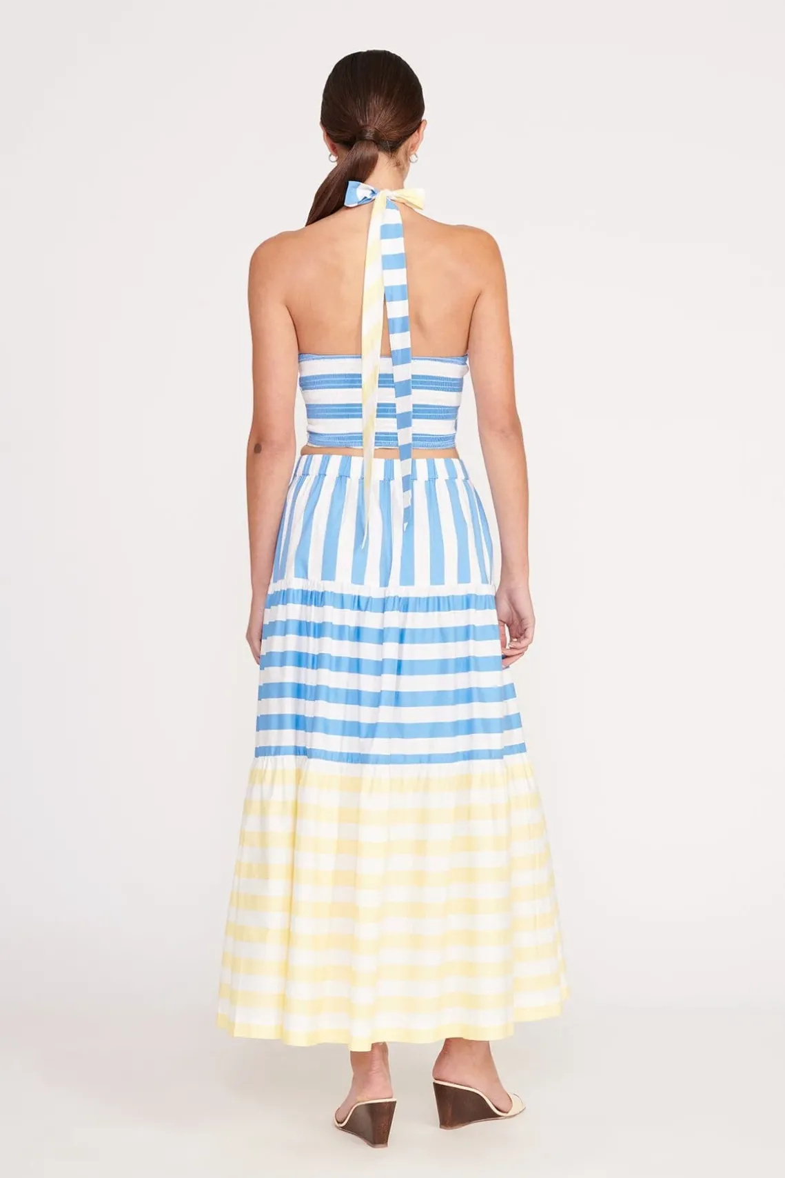 IDALINO SKIRT BUTTERCUP SEASHORE STRIPE