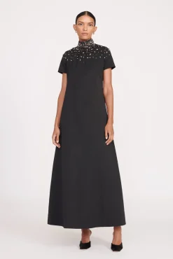 ILANA DRESS BLACK SILVER