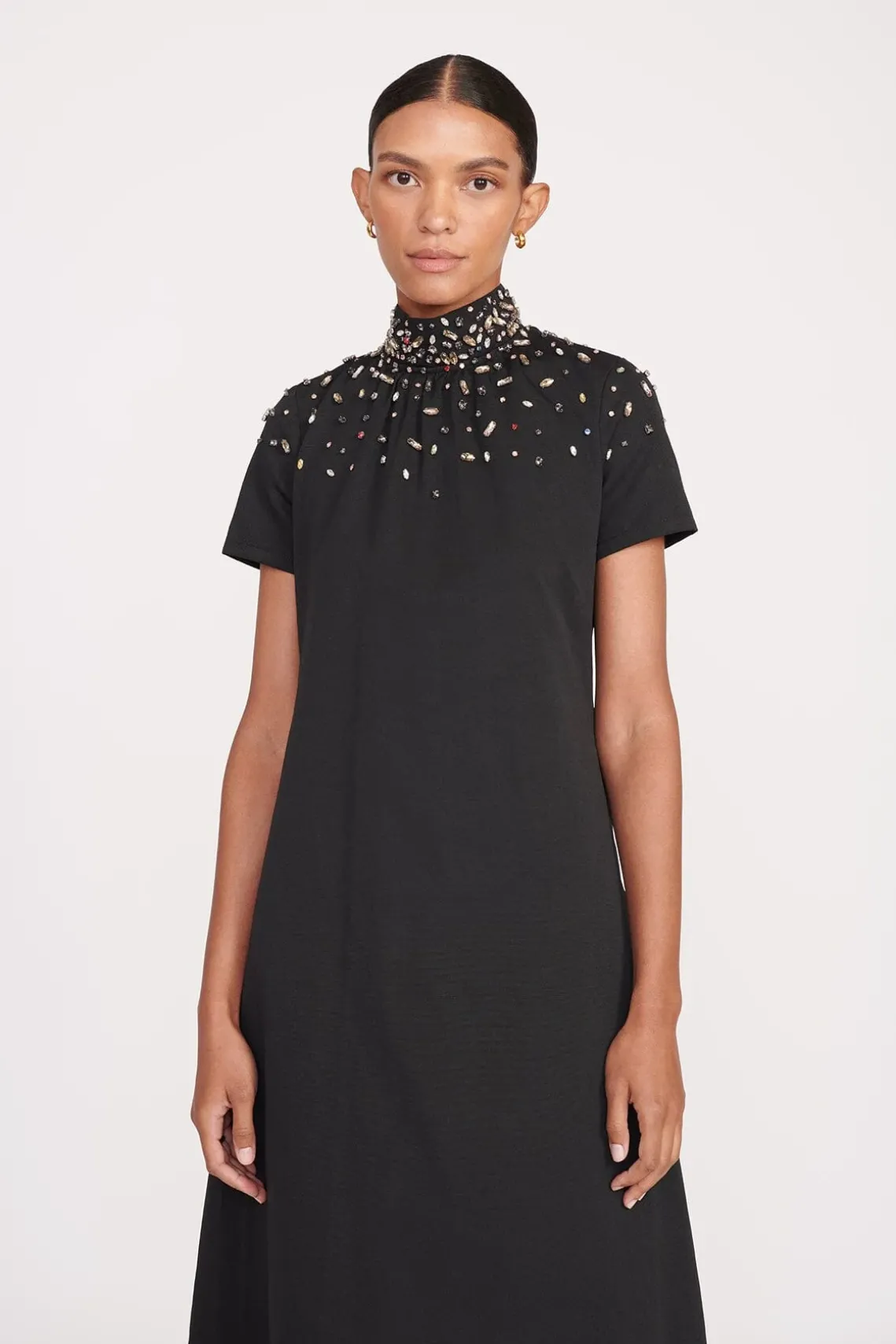 ILANA DRESS BLACK SILVER