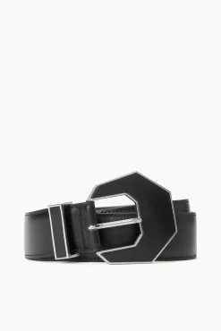 INLAY BUCKLE BELT BLACK