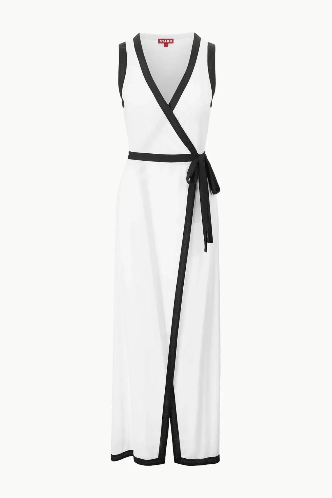 ISCHIA COVERUP DRESS WHITE BLACK