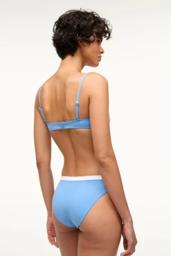JO BALCONETTE BIKINI TOP  AZURE WHITE