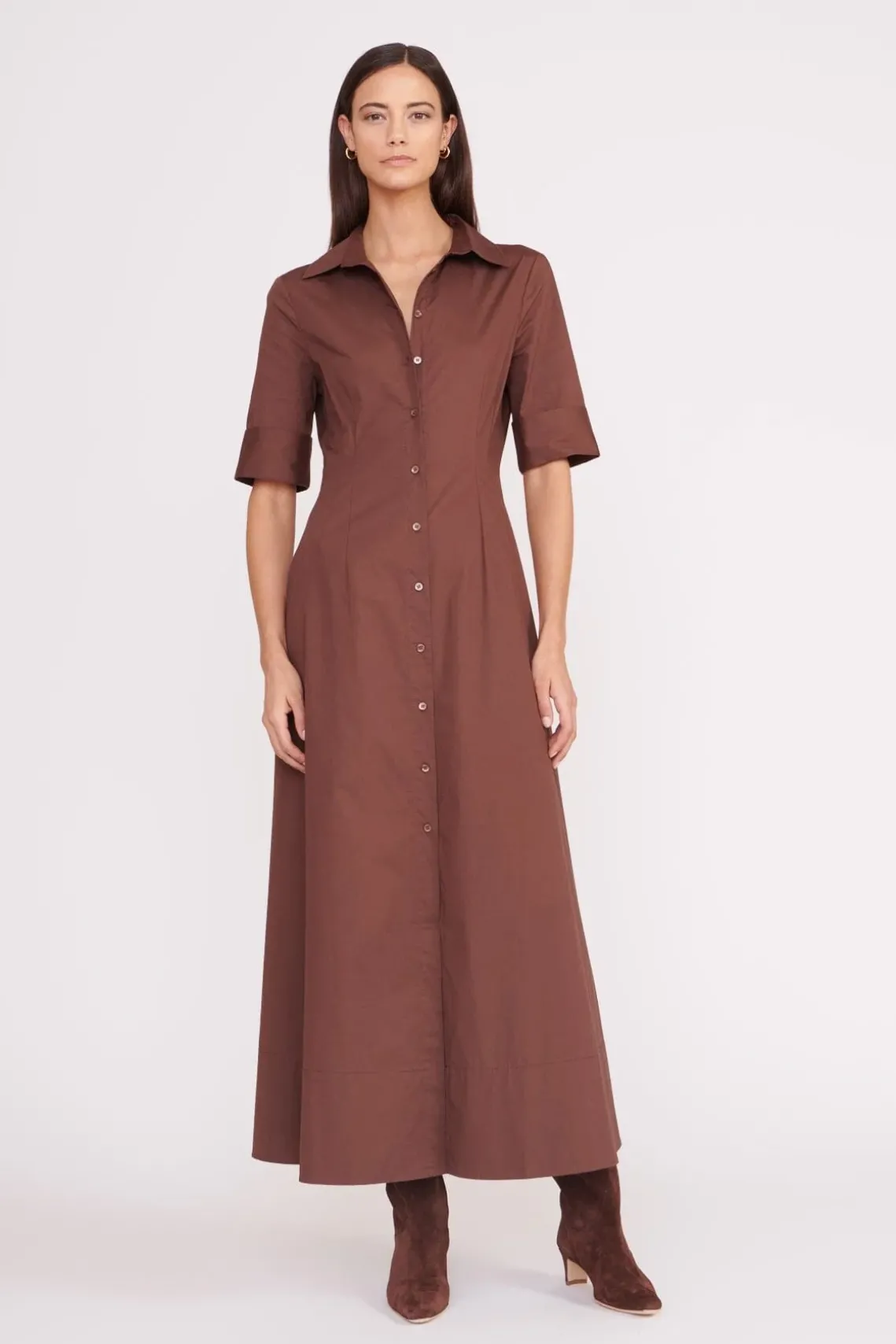 JOAN MAXI DRESS MAHOGANY