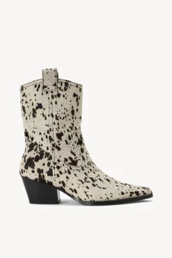 JUNE BOOT  BLACK WHITE HAIRCALF