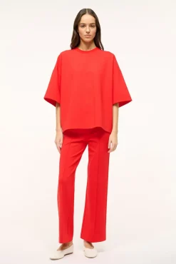 KNACK PANT RED ROSE