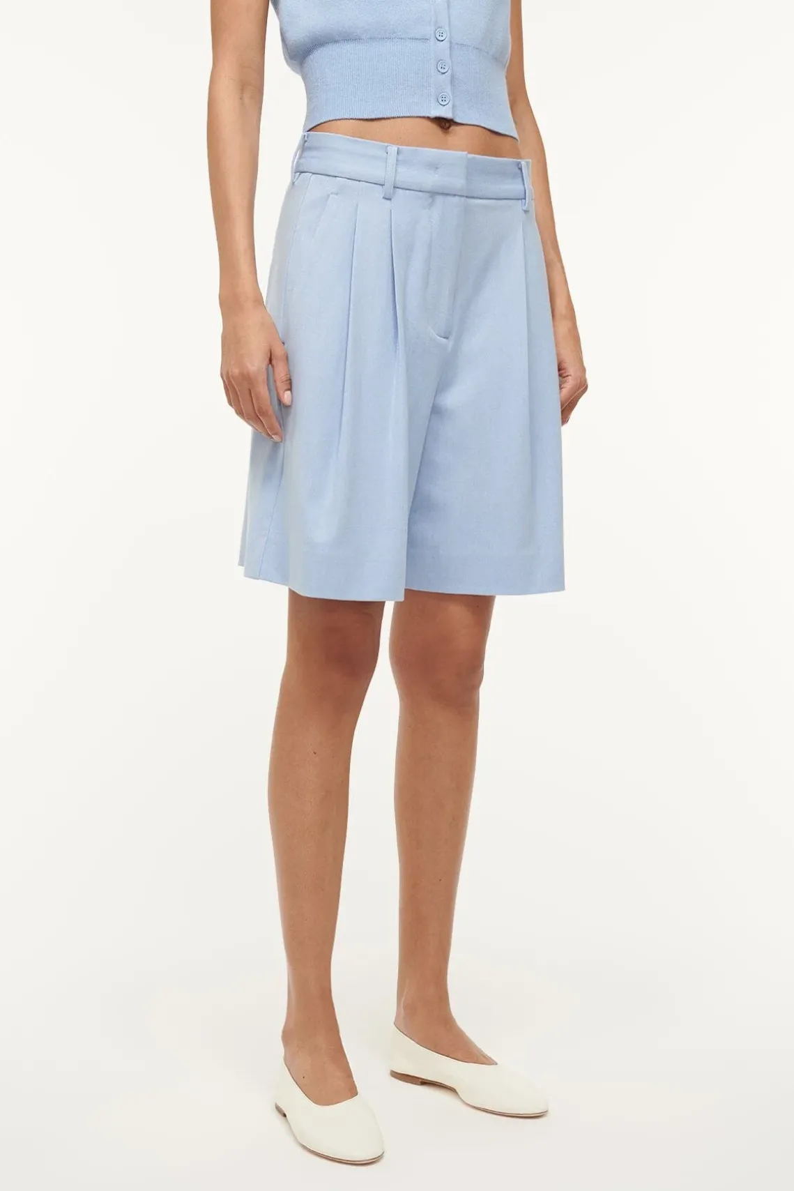 LONG LUISA SHORT PERIWINKLE