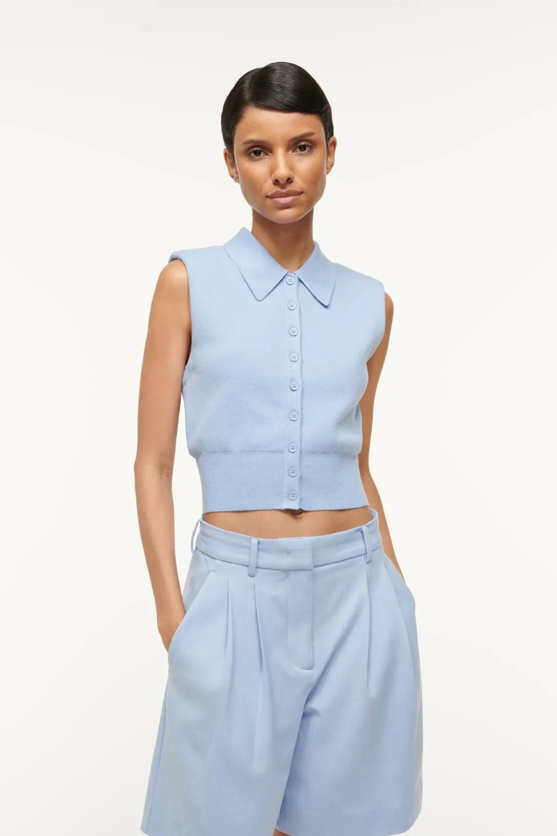 LONG LUISA SHORT PERIWINKLE