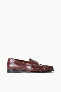 LOULOU LOAFER MAHOGANY