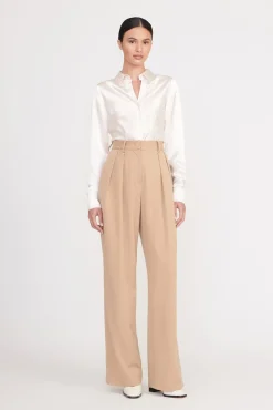 LUISA PANT CAMEL SUITING