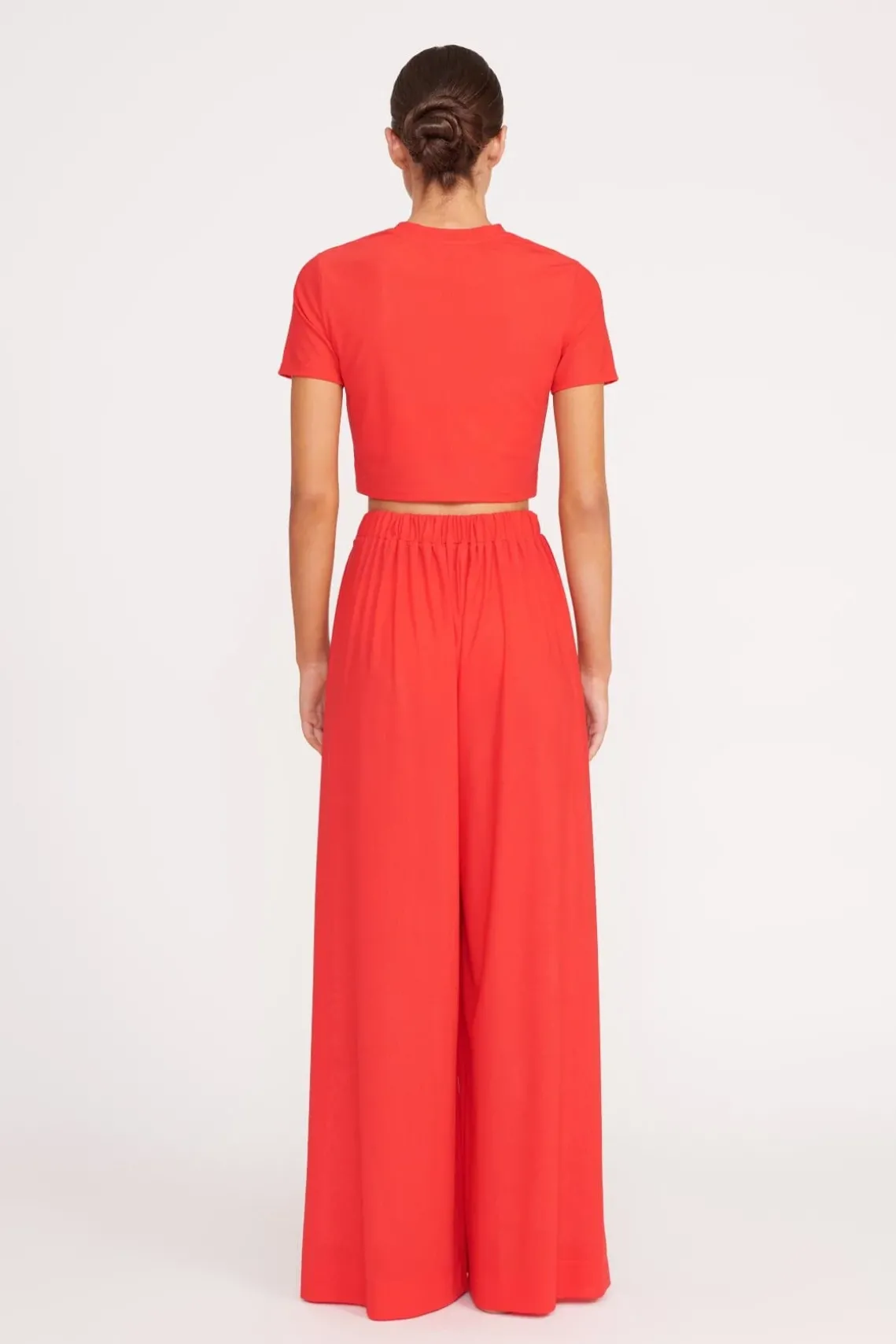 MARZA COVERUP PANT RED ROSE