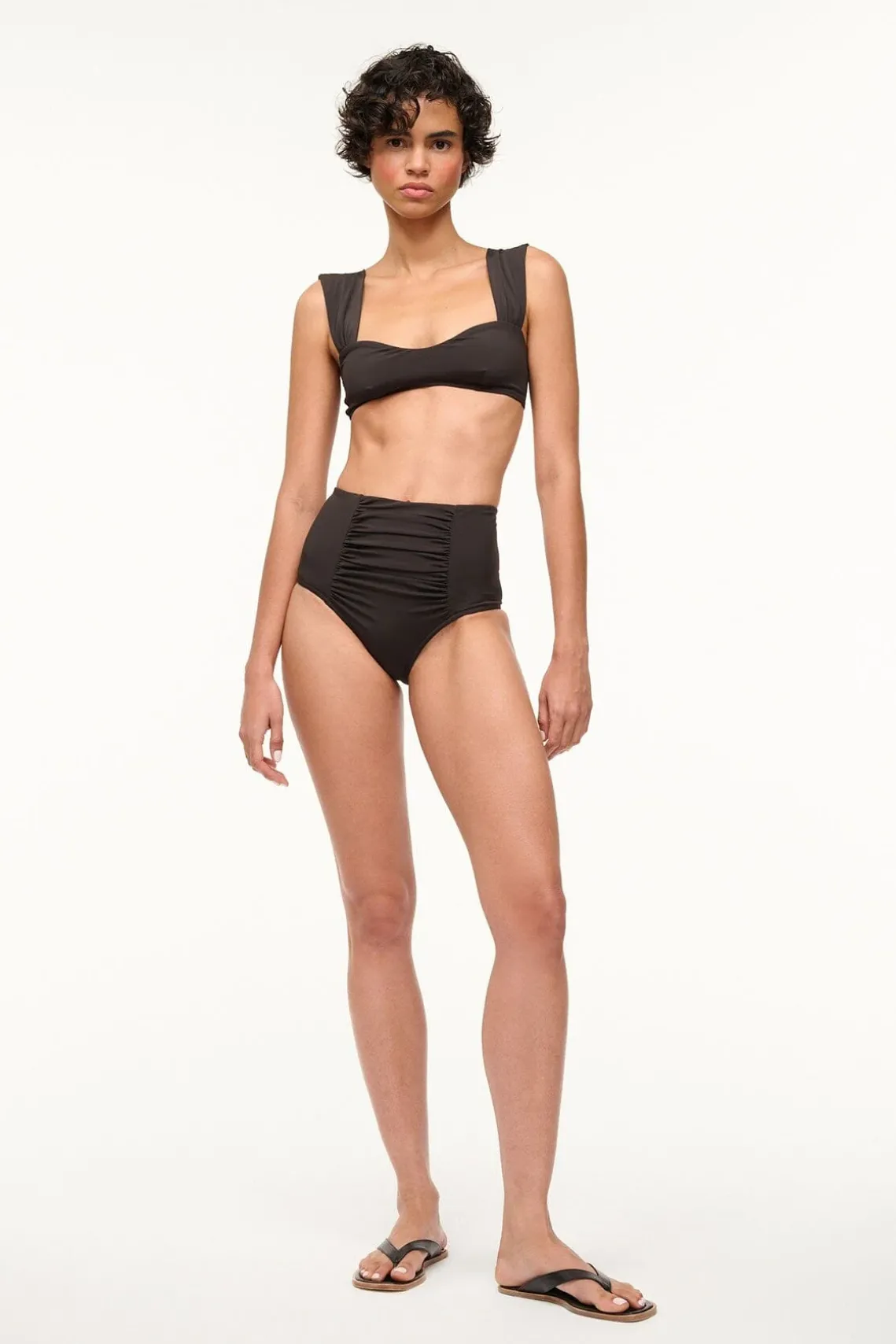 MELROSE BIKINI TOP BLACK