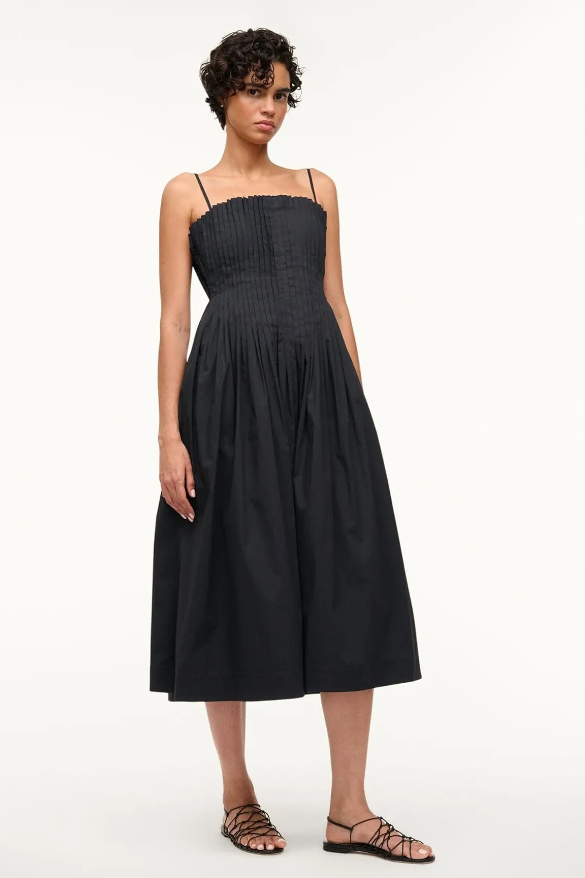 MIDI BELLA DRESS BLACK