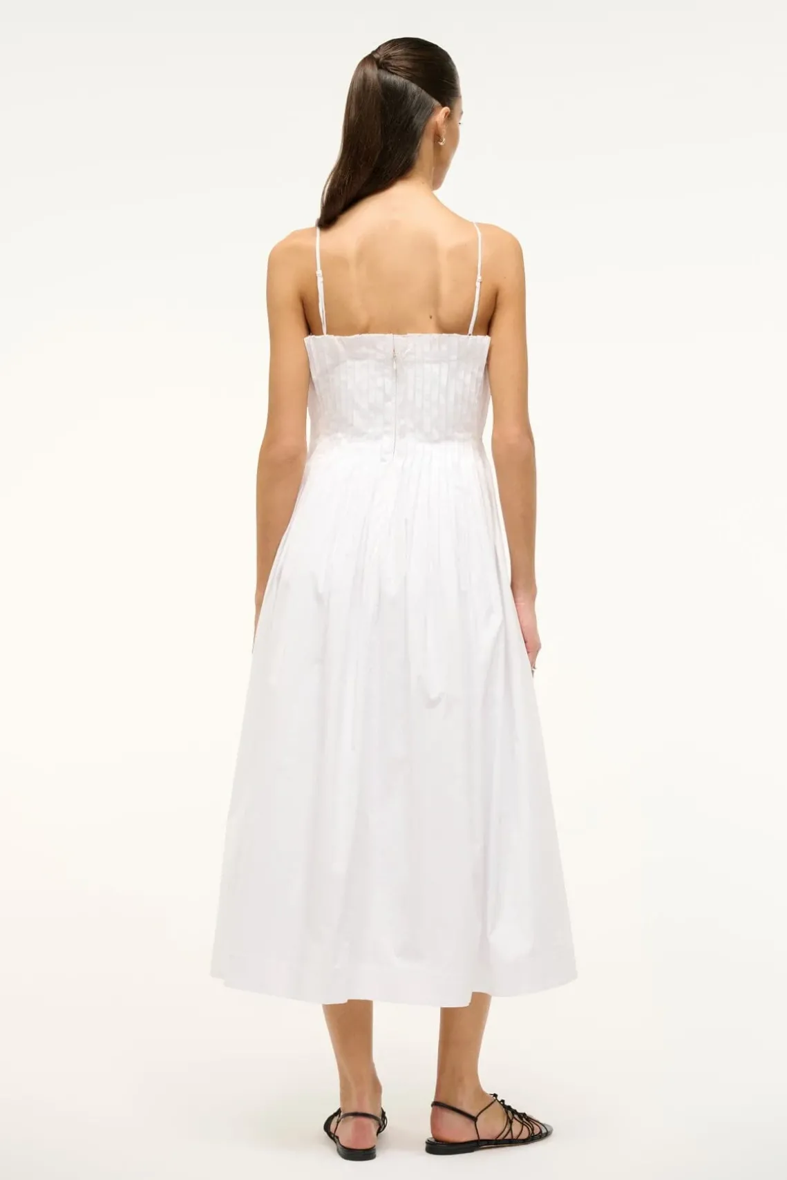MIDI BELLA DRESS WHITE