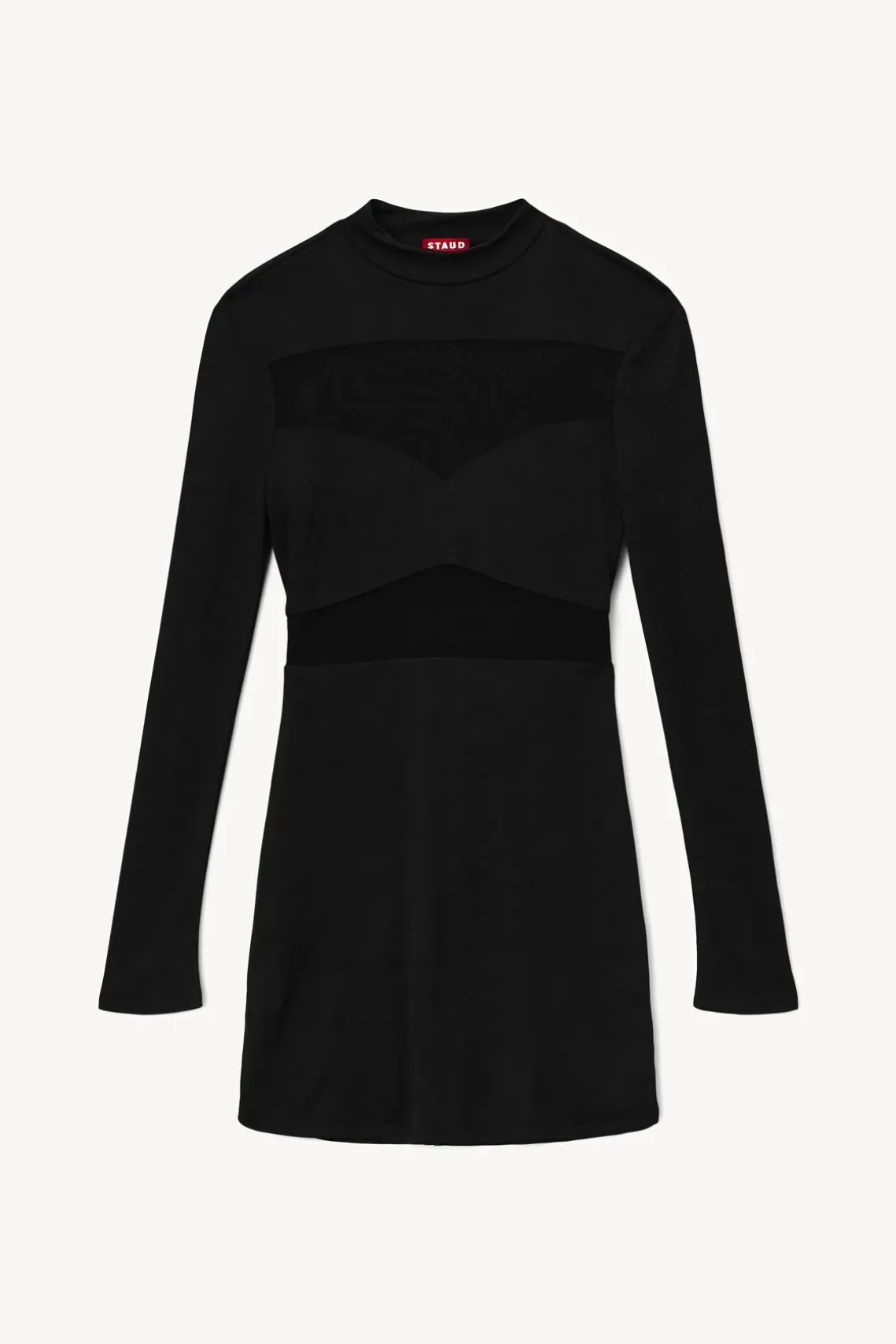MINI FALCON DRESS BLACK