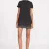MINI ILANA DRESS  BLACK SILVER