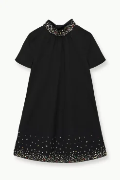 MINI ILANA DRESS BLACK SILVER