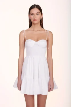 MINI LANDRY DRESS  WHITE