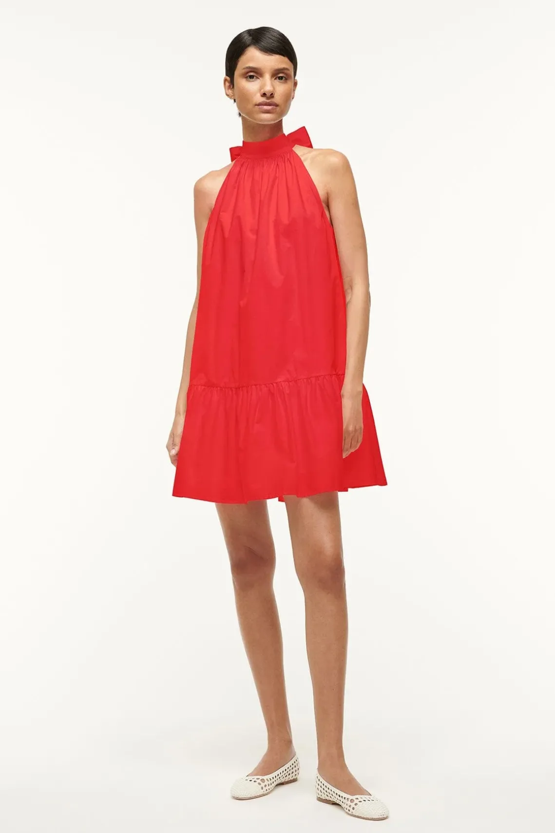 MINI MARLOWE DRESS RED ROSE