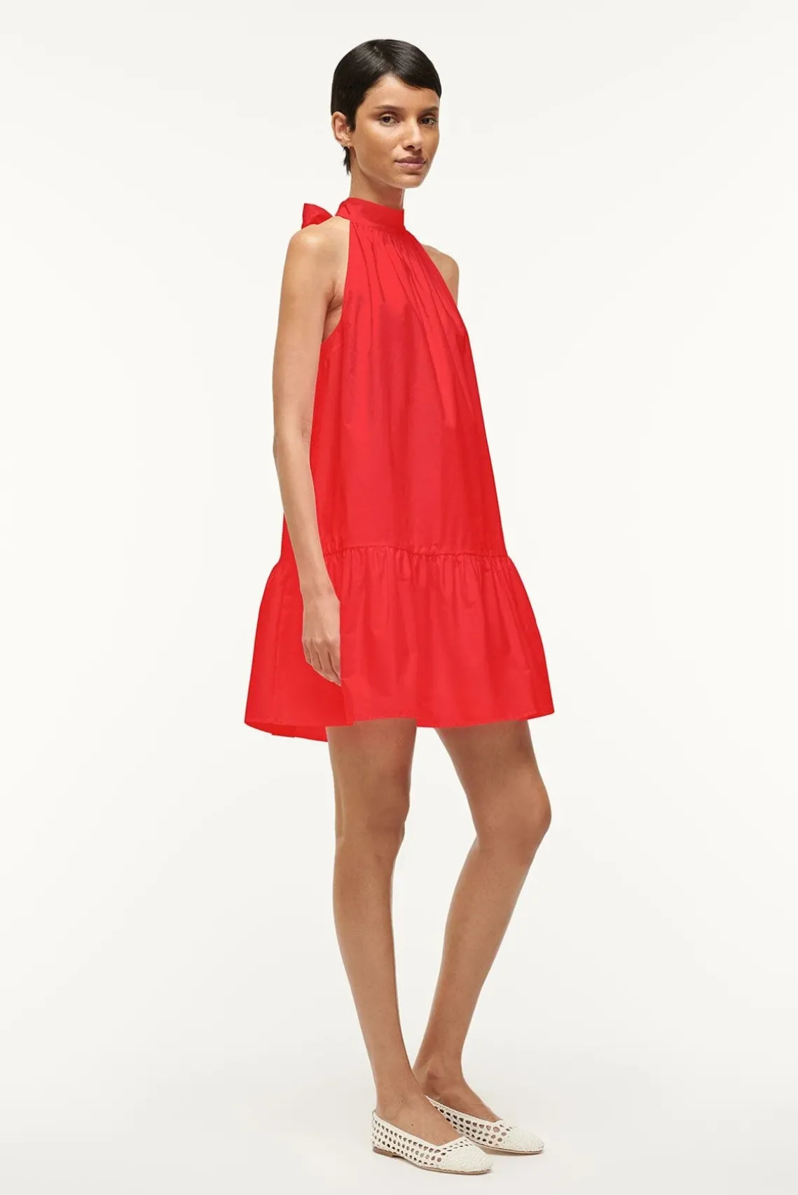 MINI MARLOWE DRESS RED ROSE