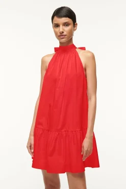 MINI MARLOWE DRESS RED ROSE