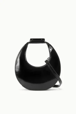 MINI MOON BAG BLACK POLISHED
