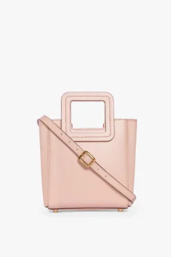MINI SHIRLEY LEATHER BAG BLUSH