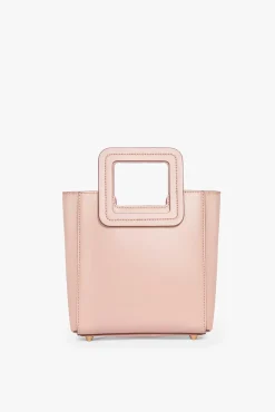 MINI SHIRLEY LEATHER BAG BLUSH