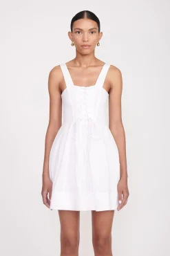 MINI SUTTON DRESS WHITE