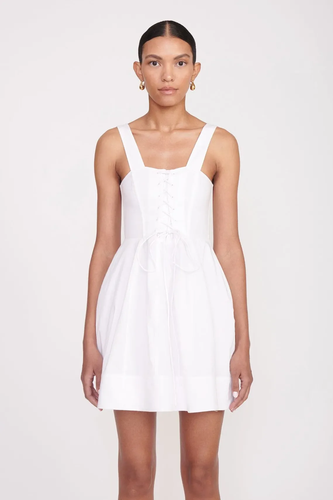 MINI SUTTON DRESS WHITE
