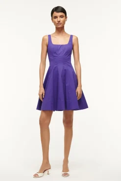 MINI WELLS DRESS VIOLET